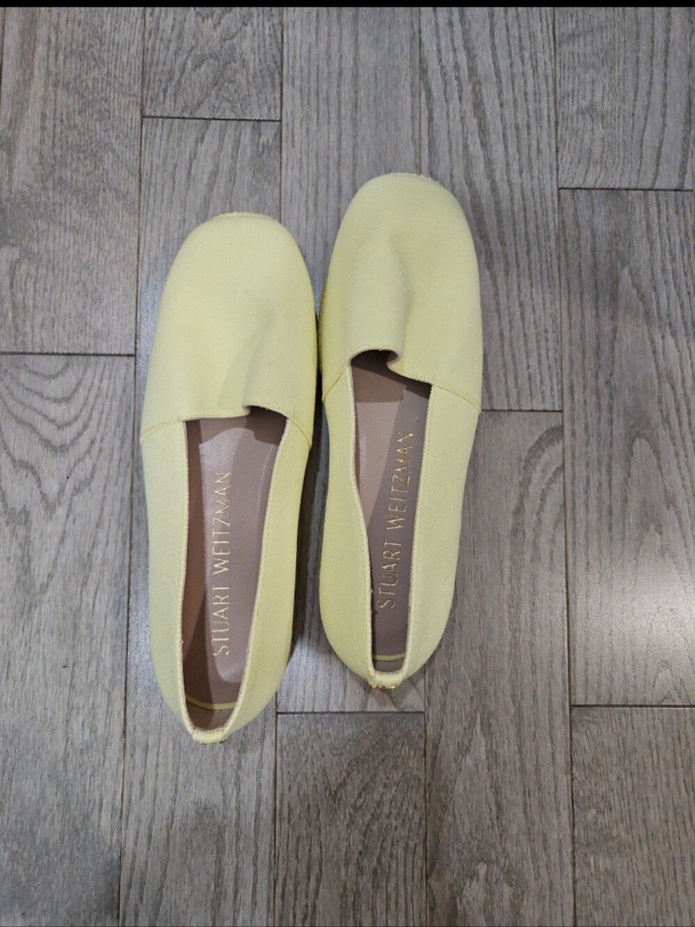 Stuart Weitzman Yellow Espadrilles